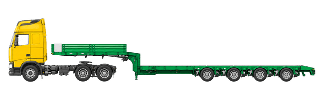 4-Achs-Semi-Tieflader