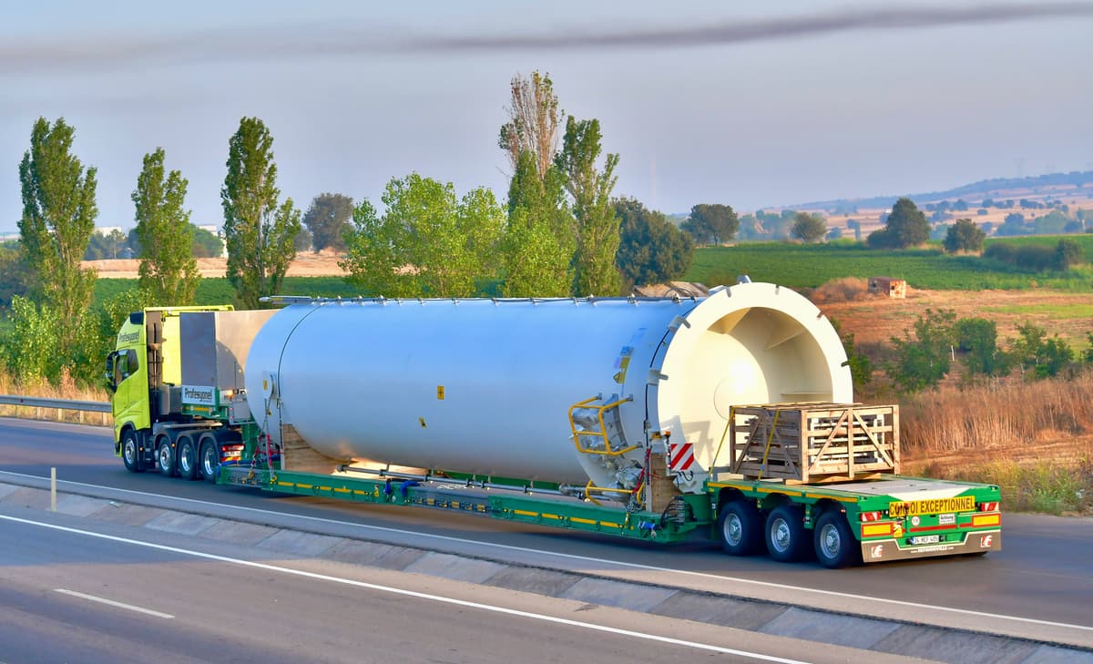Unser Transport eines Industrietanks von der Türkei nach Norwegen