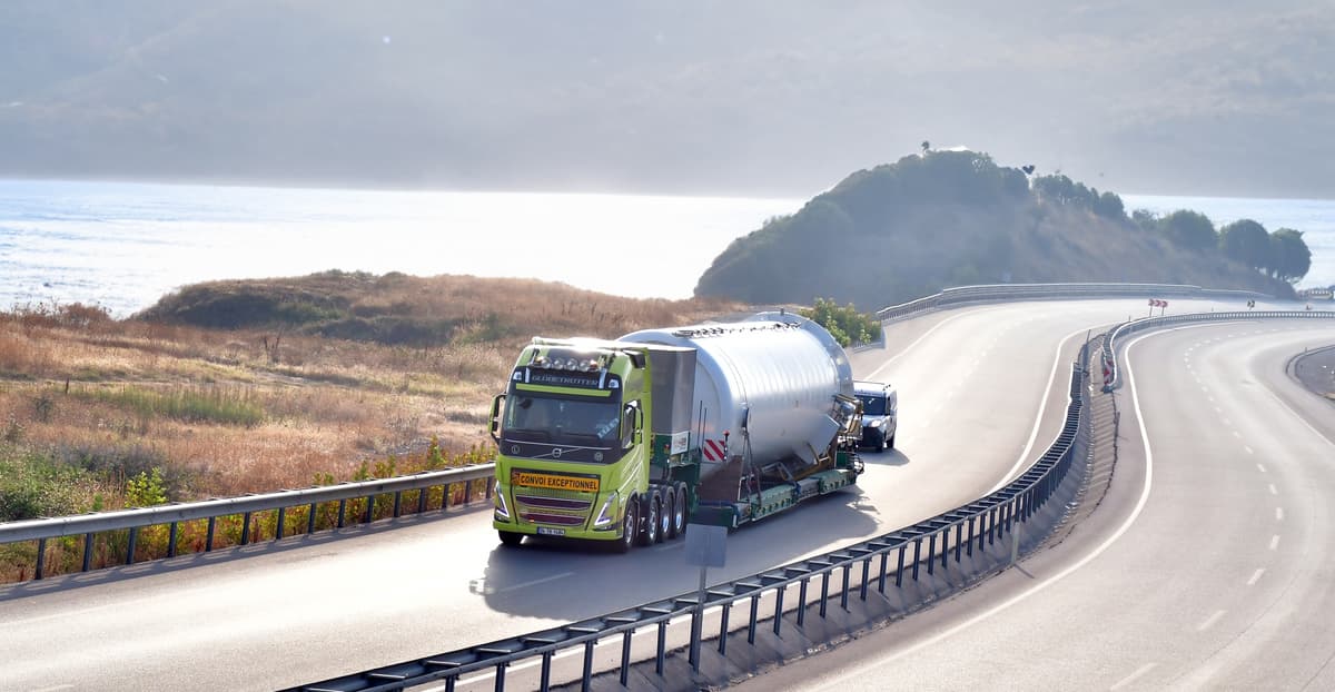Unser Transport eines Industrietanks von der Türkei nach Norwegen