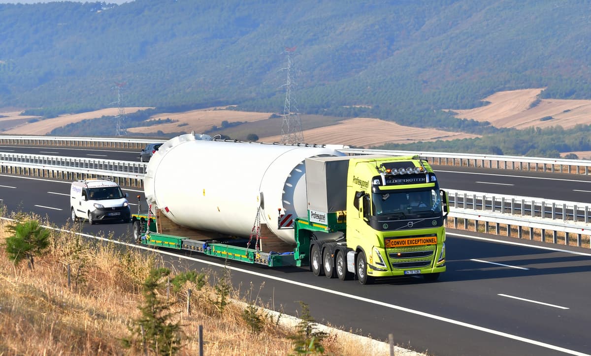 Unser Transport eines Industrietanks von der Türkei nach Norwegen
