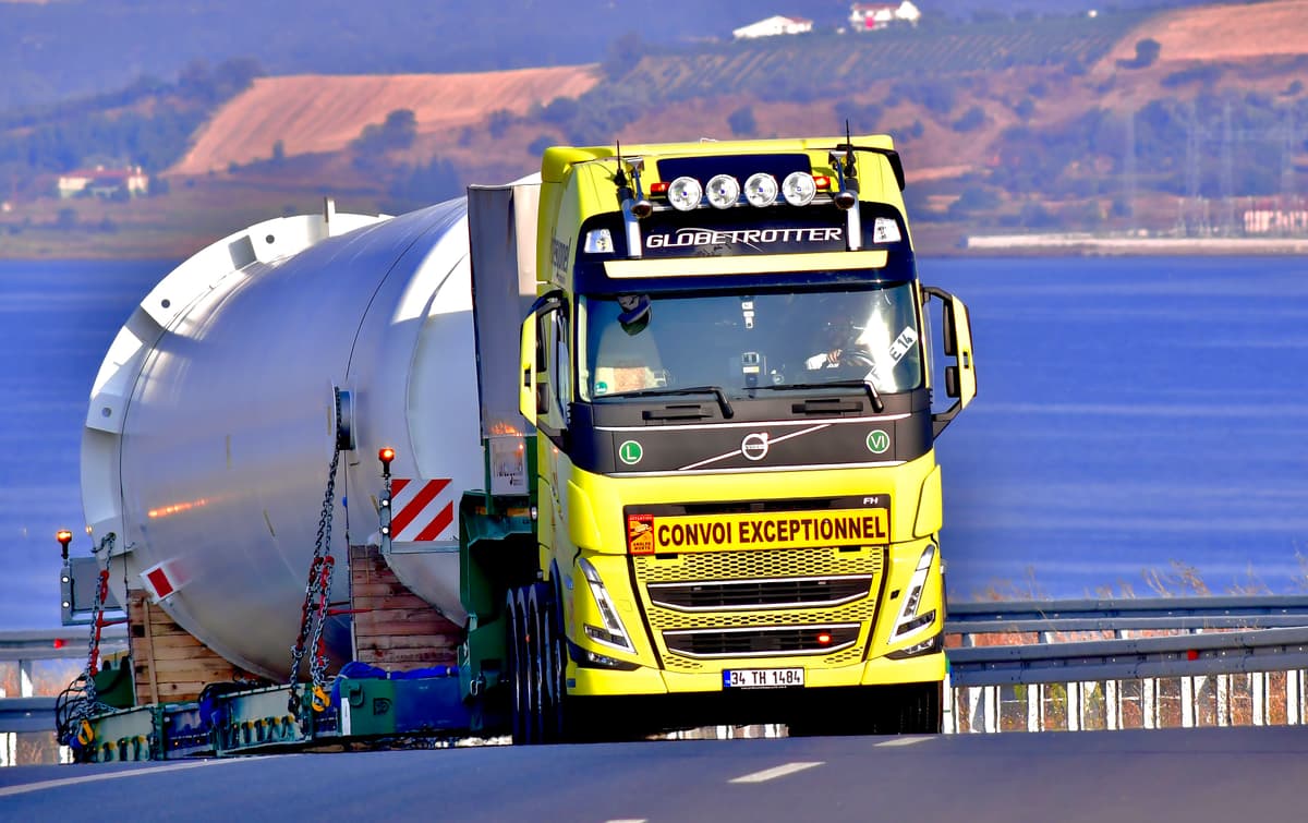Unser Transport eines Industrietanks von der Türkei nach Norwegen